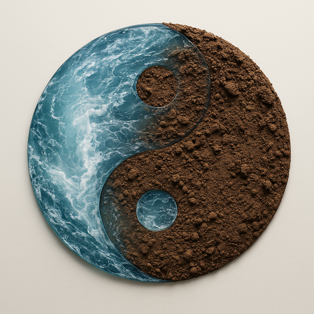 symbole yin yang nature